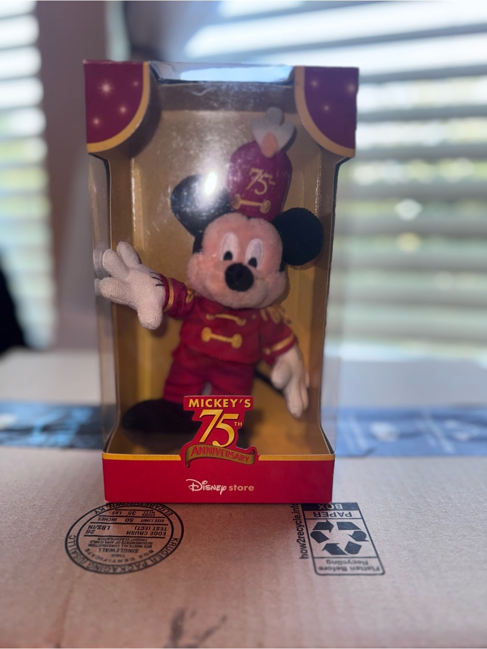 Vintage 2003 Disney Bandleader Mickey 75th Anniversary Plush!